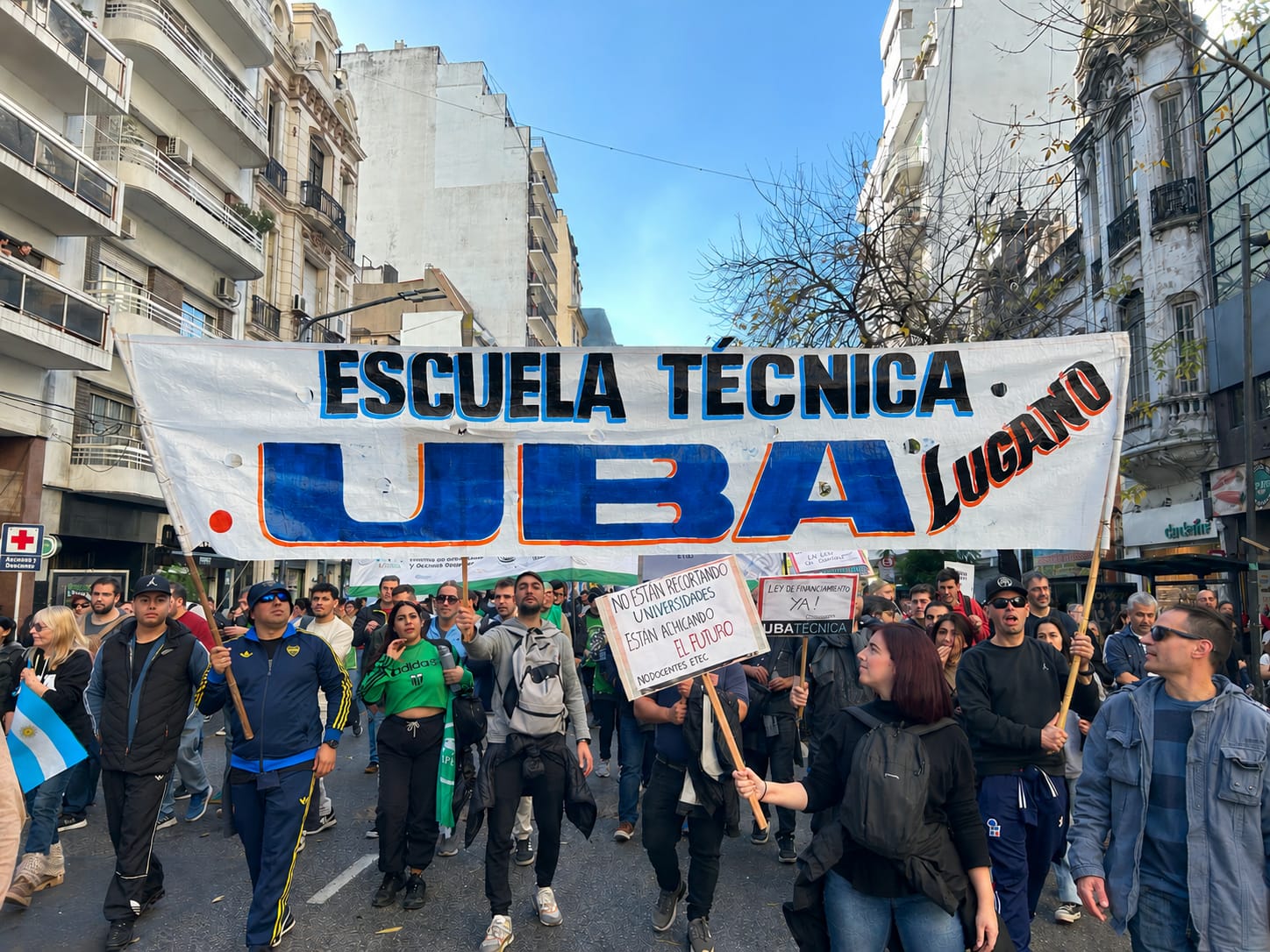 Marcha UBA ETEC